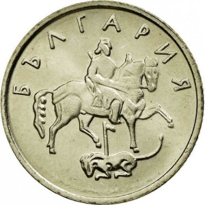Аверс монеты Болгария, 10 стотинок, 1999-2002