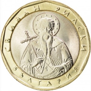 Аверс монеты Болгария, 1 лев, 2002