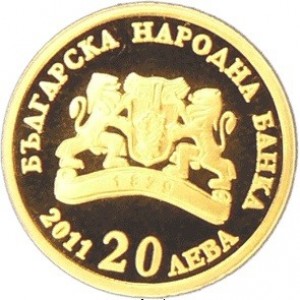 Аверс монеты Болгария, 20 левов, 2011, Болгарская Иконография - Богородица Путеводительница