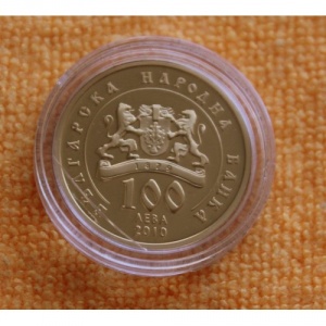 Аверс монеты Болгария, 100 левов, 2010, Болгарская иконография - Святой Наум