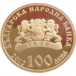 Аверс монеты Болгария, 100 левов, 2012, Болгарская иконография - Святая Петка Самарджийская