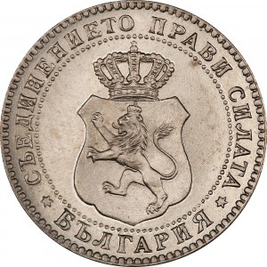 Аверс монеты Болгария, 10 стотинок, 1888