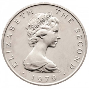 Аверс монеты Остров Мэн, 10 пенсов, 1976-1979