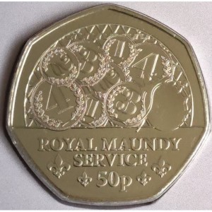 Реверс монеты Остров Мэн, 50 пенсов, 2024, Год инаугурации Короля Карла III - Королевская служба спасения