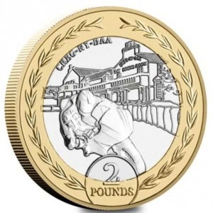Реверс монеты Остров Мэн, 2 фунта, 2024, Гонки на мотоциклах Крег-нью-Баа