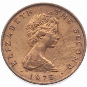 Аверс монеты Остров Мэн, 1 новый пенни, 1971-1975