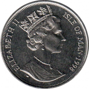 Аверс монеты Остров Мэн, 1 крона, 1998, Реформирование церкви 1517 год