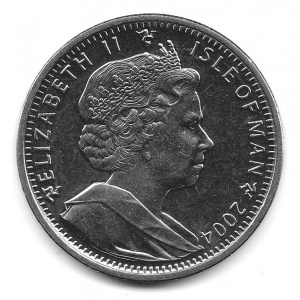Аверс монеты Остров Мэн, 1 крона, 2004, Дементор