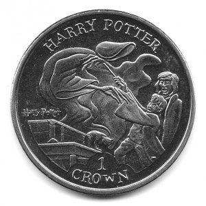 Реверс монеты Остров Мэн, 1 крона, 2004, Дементор