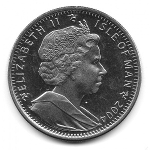 Аверс монеты Остров Мэн, 1 крона, 2004, Профессор Дамблдор