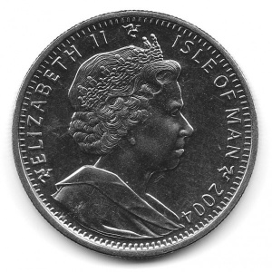 Аверс монеты Остров Мэн, 1 крона, 2004, Спасение Сириуса Блэка