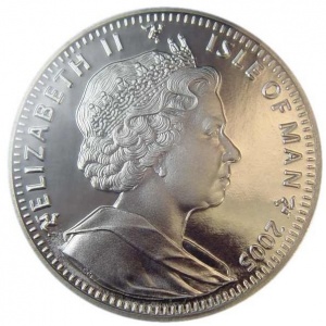 Аверс монеты Остров Мэн, 1 крона, 2005, Омут памяти