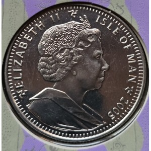 Аверс монеты Остров Мэн, 1 крона, 2005, Портал