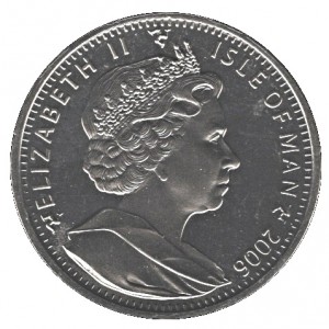 Аверс монеты Остров Мэн, 1 крона, 2006, 150 лет Кресту Виктории - Майор Роберт Кейн