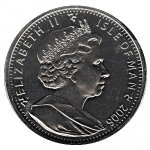 Аверс монеты Остров Мэн, 1 крона, 2006, Знаменитые сказки - Белоснежка