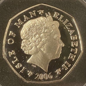 Аверс монеты Остров Мэн, 50 пенсов, 2006, Рождество