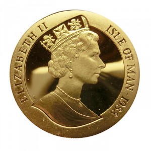 Аверс монеты Остров Мэн, ½ кроны, 1988, 200 лет Австралии - Коала