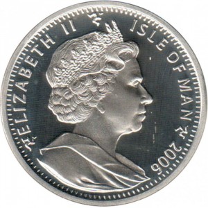 Аверс монеты Остров Мэн, 1 крона, 2006, Чемпионат мира по футболу 2006, Германия