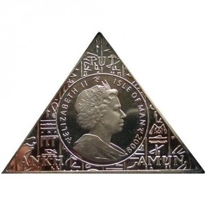 Аверс монеты Остров Мэн, 1 крона, 2009, Тутанхамон