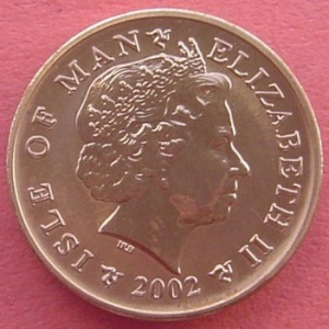 Аверс монеты Остров Мэн, 60 пенсов, 2002-2003, Конвертер Евро