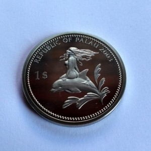 Аверс монеты Палау, 1 доллар, 2003, Mорская звезда