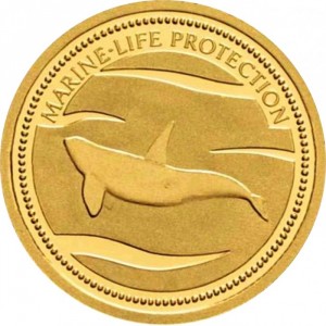 Реверс монеты Палау, 1 доллар, 2003, Косатка