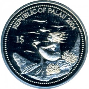 Аверс монеты Палау, 1 доллар, 2004, Луфарь