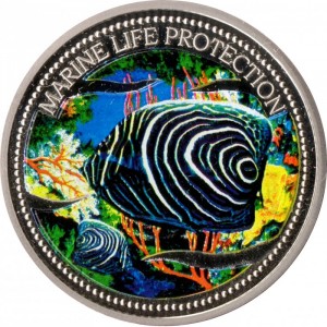 Реверс монеты Палау, 1 доллар, 2005, Императорский ангел