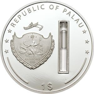 Аверс монеты Палау, 1 доллар, 2008, 150 лет явлению Богоматери Лурдской