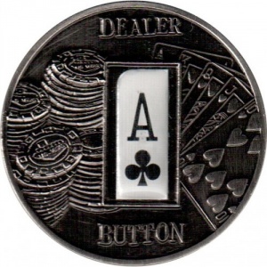 Реверс монеты Палау, 1 доллар, 2008, Карты - Туз треф