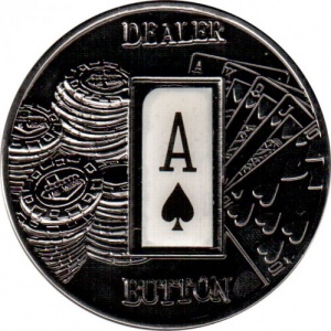Реверс монеты Палау, 1 доллар, 2008, Карты - Туз пик