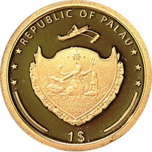 Аверс монеты Палау, 1 доллар, 2009, Чемпионат мира по футболу 2010, ЮАР