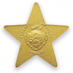 Аверс монеты Палау, 1 доллар, 2009, Золотая звезда