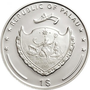 Аверс монеты Палау, 1 доллар, 2009, Святой Иоанн /медно-никелевый сплав/