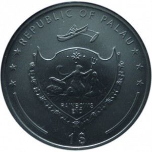 Аверс монеты Палау, 1 доллар, 2010, 100 лет со дня рождения Матери Терезы