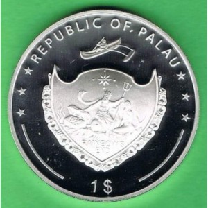 Аверс монеты Палау, 1 доллар, 2010, У нас есть папа 1978
