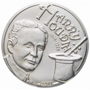 Реверс монеты Палау, 2 доллара, 2011, Гарри Гудини