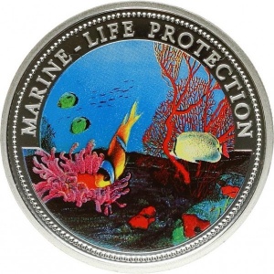 Реверс монеты Палау, 5 долларов, 1994