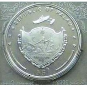 Аверс монеты Палау, 5 долларов, 2006, XXIX летние Олимпийские игры, Пекин 2008