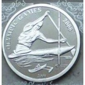 Реверс монеты Палау, 5 долларов, 2006, XXIX летние Олимпийские игры, Пекин 2008