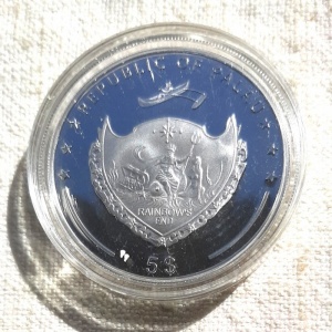 Аверс монеты Палау, 5 долларов, 2009, Тармо
