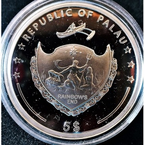 Аверс монеты Палау, 5 долларов, 2010, Храм Василия Блаженного