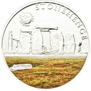 Реверс монеты Палау, 5 долларов, 2010, Стоунхендж