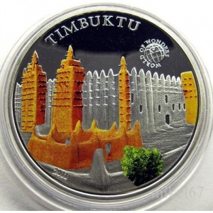 Реверс монеты Палау, 5 долларов, 2011, Томбукту