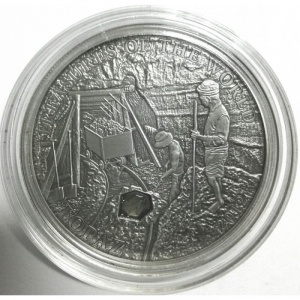 Реверс монеты Палау, 5 долларов, 2012, Сокровища мира - Топаз