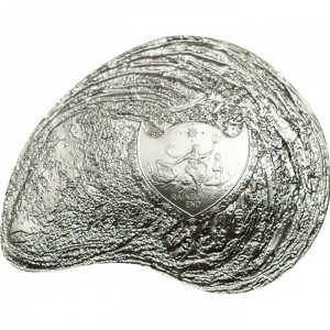 Аверс монеты Палау, 5 долларов, 2014, Устрицы - Hyriopsis cumingii