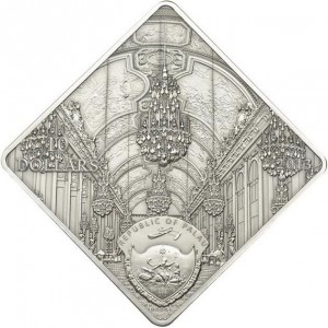 Аверс монеты Палау, 10 долларов, 2013, Версальский дворец