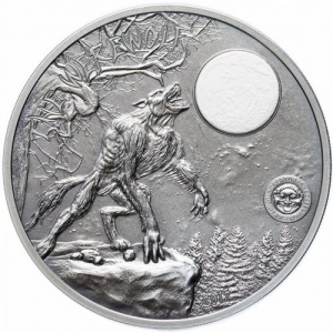 Реверс монеты Палау, 10 долларов, 2013, Мифические существа - Оборотень