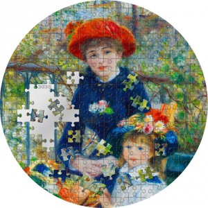 Реверс монеты Палау, 20 долларов, 2020, Сокровища микропазлов - Две сестры