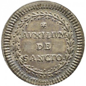 Реверс монеты Папская область, 1 гроссо, 1784-1787